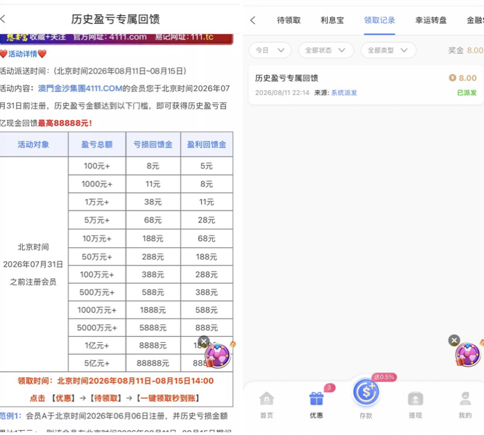 【金沙4111】历史亏盈回馈-白菜网社区